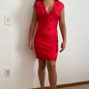 Formal red dress